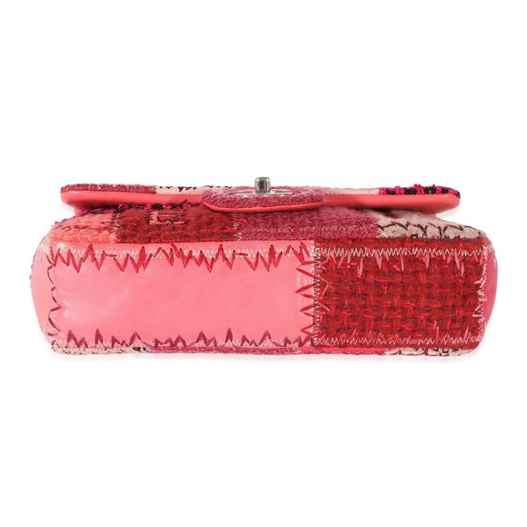 Chanel Red Medium Patchwork Classic Flap Bag - Picture 7 of 9